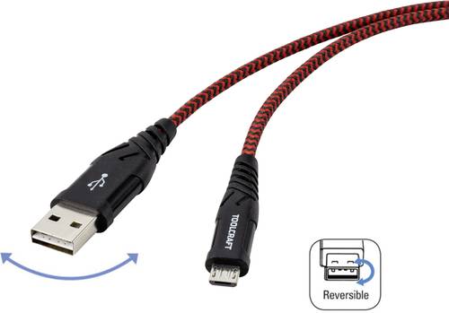 TOOLCRAFT USB-Kabel USB 2.0 USB-A Stecker