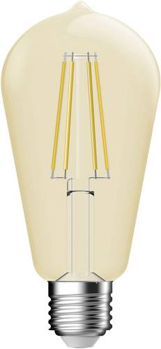 Nordlux 2080052758 LED EEK F (A - G) E27 Kolbenform 5.4W = 34W Gold (Ø x L) 64mm x 140mm dimmbar 1S